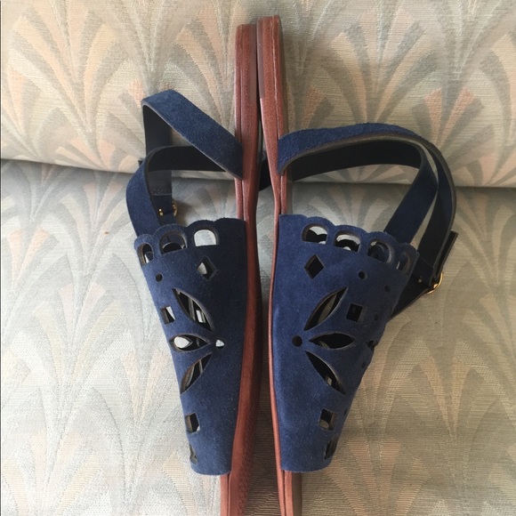 Tory Burch New May Suede Sandal - Picture 4 of 14